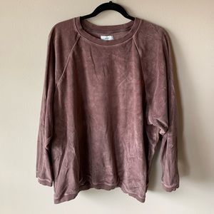 Velour Sweatshirt